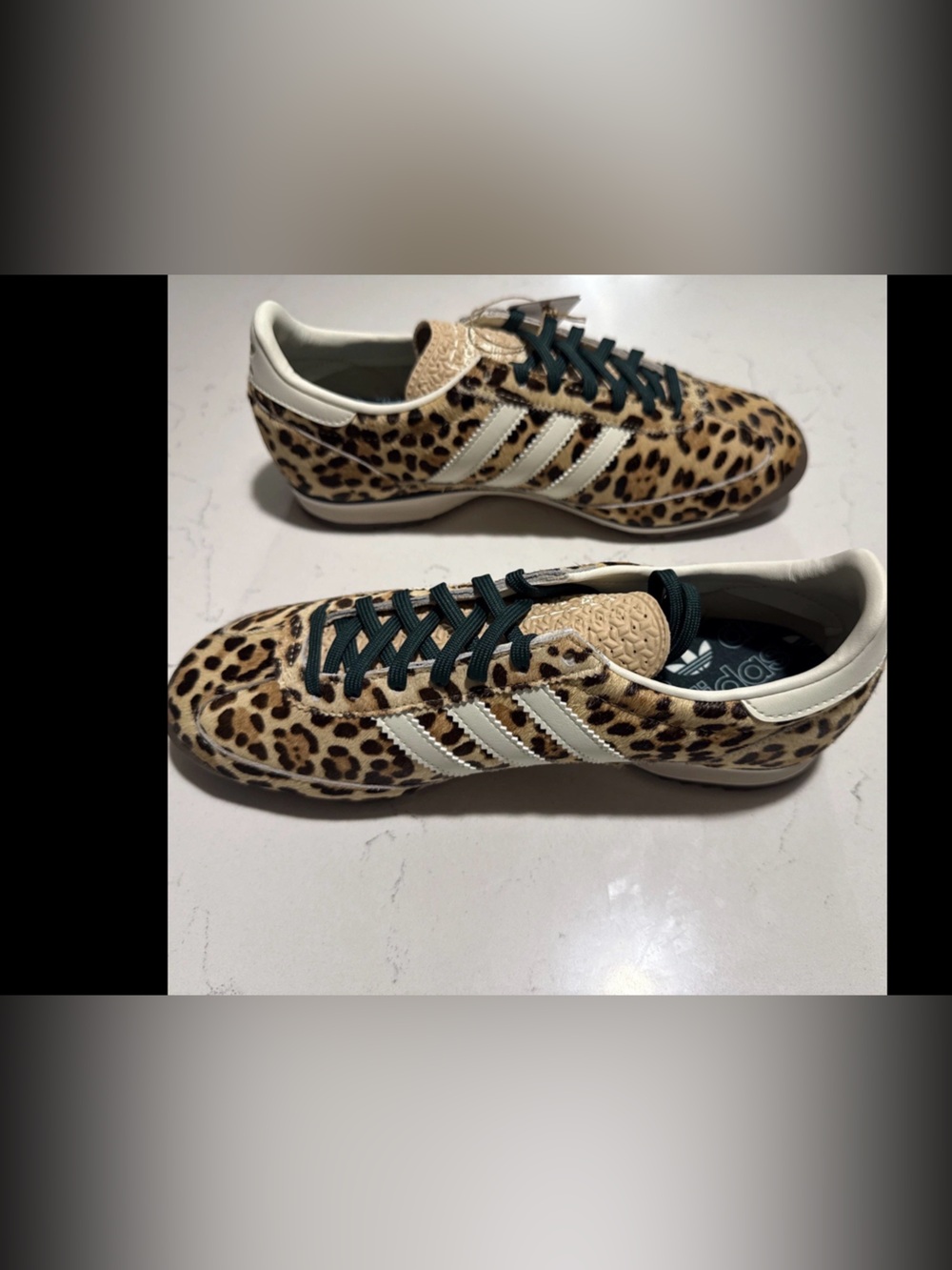 Adidas Originals SL 72 OG Leopard Print Magic Beige - Size US 9.5W / 8.5M